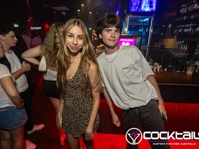 A professional photo of guests enjoying themselves at Cocktails Nightclub from our gallery.