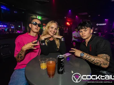 A professional photo of guests enjoying themselves at Cocktails Nightclub from our gallery.