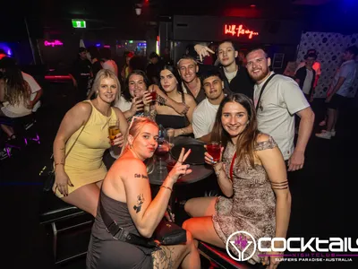 A professional photo of guests enjoying themselves at Cocktails Nightclub from our gallery.