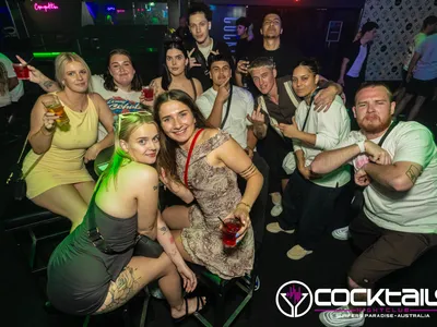 A professional photo of guests enjoying themselves at Cocktails Nightclub from our gallery.