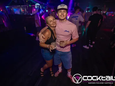 A professional photo of guests enjoying themselves at Cocktails Nightclub from our gallery.