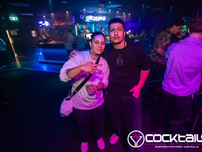 A professional photo of guests enjoying themselves at Cocktails Nightclub from our gallery.