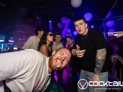 A professional photo of guests enjoying themselves at Cocktails Nightclub from our gallery.