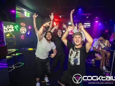 A professional photo of guests enjoying themselves at Cocktails Nightclub from our gallery.