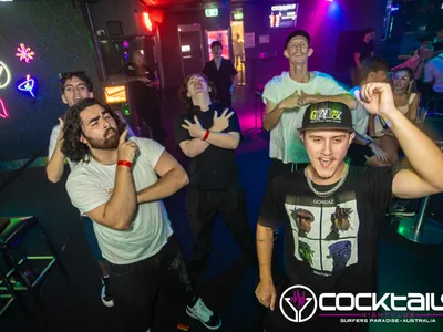 A professional photo of guests enjoying themselves at Cocktails Nightclub from our gallery.