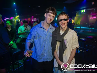 A professional photo of guests enjoying themselves at Cocktails Nightclub from our gallery.