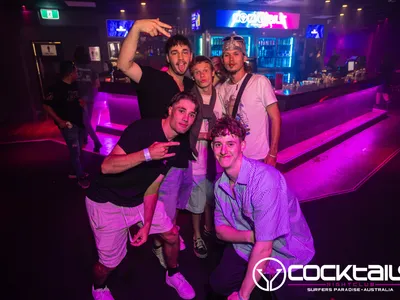 A professional photo of guests enjoying themselves at Cocktails Nightclub from our gallery.