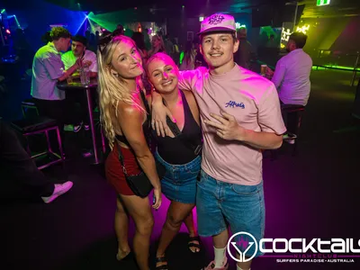 A professional photo of guests enjoying themselves at Cocktails Nightclub from our gallery.