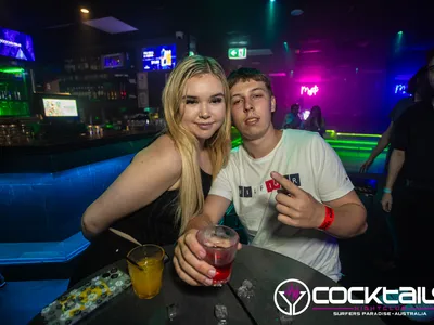 A professional photo of guests enjoying themselves at Cocktails Nightclub from our gallery.