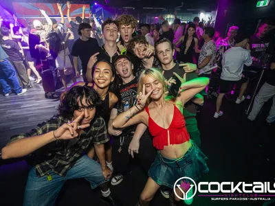 A professional photo of guests enjoying themselves at Cocktails Nightclub from our gallery.