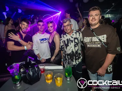 A professional photo of guests enjoying themselves at Cocktails Nightclub from our gallery.