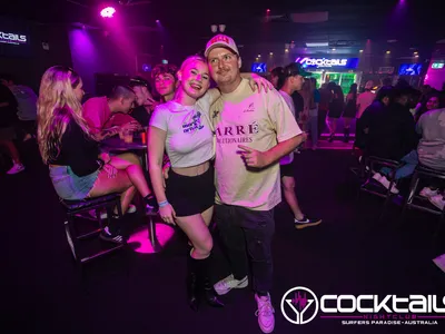 A professional photo of guests enjoying themselves at Cocktails Nightclub from our gallery.