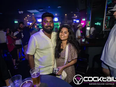 A professional photo of guests enjoying themselves at Cocktails Nightclub from our gallery.