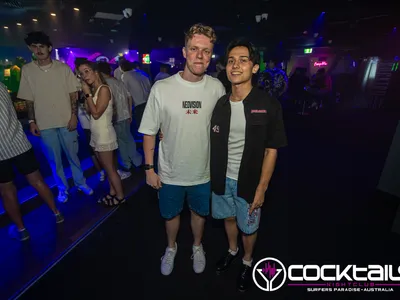 A professional photo of guests enjoying themselves at Cocktails Nightclub from our gallery.