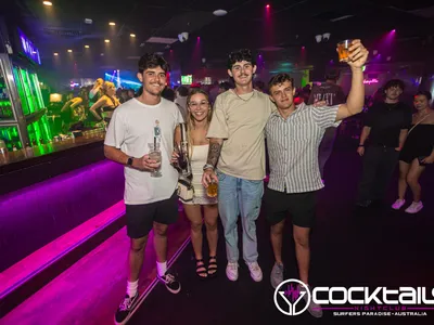 A professional photo of guests enjoying themselves at Cocktails Nightclub from our gallery.