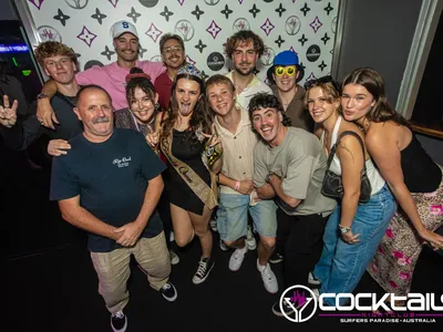 A professional photo of guests enjoying themselves at Cocktails Nightclub from our gallery.