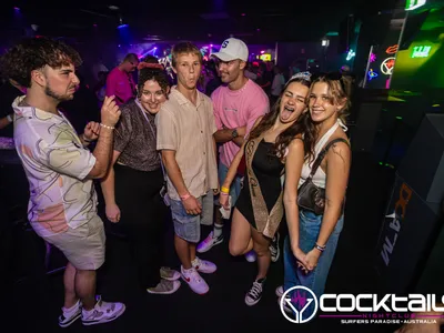 A professional photo of guests enjoying themselves at Cocktails Nightclub from our gallery.