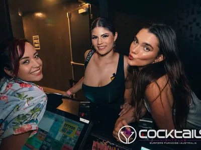 A professional photo of guests enjoying themselves at Cocktails Nightclub from our gallery.