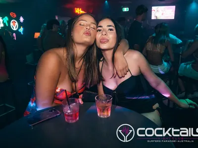 A professional photo of guests enjoying themselves at Cocktails Nightclub from our gallery.