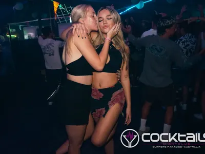 A professional photo of guests enjoying themselves at Cocktails Nightclub from our gallery.