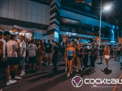 A professional photo of guests enjoying themselves at Cocktails Nightclub from our gallery.