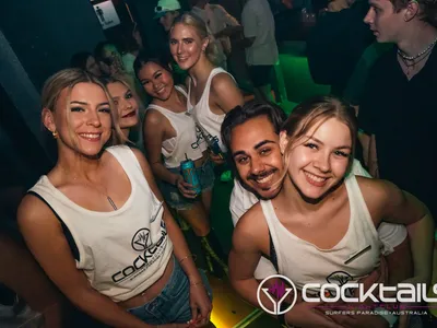 A professional photo of guests enjoying themselves at Cocktails Nightclub from our gallery.