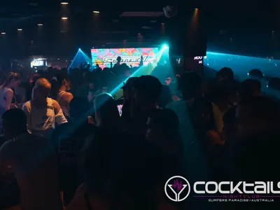 A professional photo of guests enjoying themselves at Cocktails Nightclub from our gallery.