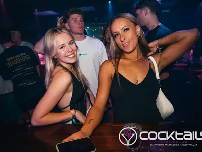 A professional photo of guests enjoying themselves at Cocktails Nightclub from our gallery.