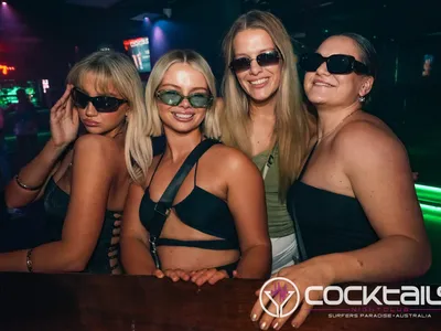 A professional photo of guests enjoying themselves at Cocktails Nightclub from our gallery.