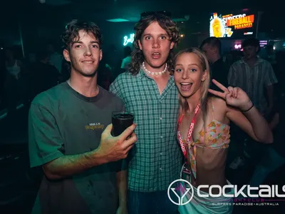 A professional photo of guests enjoying themselves at Cocktails Nightclub from our gallery.