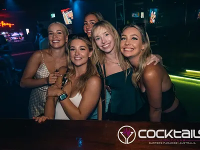 A professional photo of guests enjoying themselves at Cocktails Nightclub from our gallery.