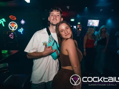 A professional photo of guests enjoying themselves at Cocktails Nightclub from our gallery.