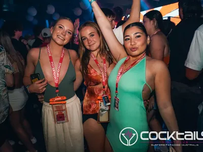 A professional photo of guests enjoying themselves at Cocktails Nightclub from our gallery.