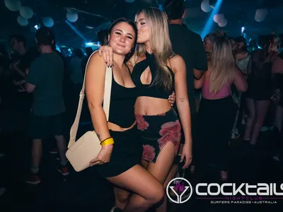 A professional photo of guests enjoying themselves at Cocktails Nightclub from our gallery.