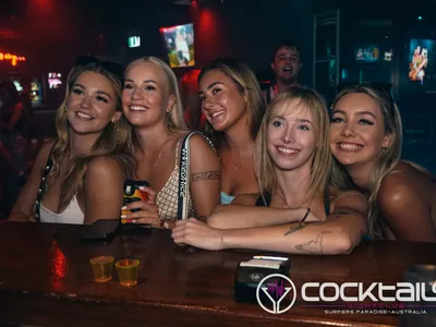 A professional photo of guests enjoying themselves at Cocktails Nightclub from our gallery.