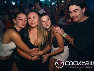 A professional photo of guests enjoying themselves at Cocktails Nightclub from our gallery.