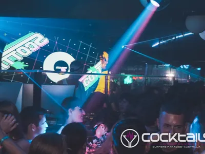 A professional photo of guests enjoying themselves at Cocktails Nightclub from our gallery.