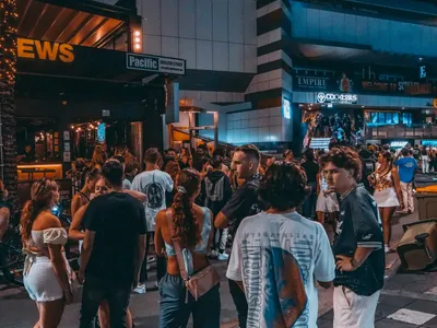 A professional photo of guests enjoying themselves at Cocktails Nightclub from our gallery.