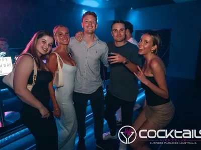 A professional photo of guests enjoying themselves at Cocktails Nightclub from our gallery.