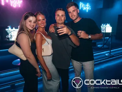 A professional photo of guests enjoying themselves at Cocktails Nightclub from our gallery.