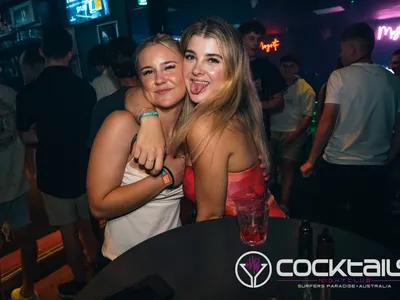 A professional photo of guests enjoying themselves at Cocktails Nightclub from our gallery.