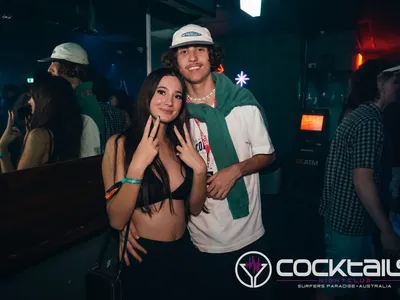 A professional photo of guests enjoying themselves at Cocktails Nightclub from our gallery.