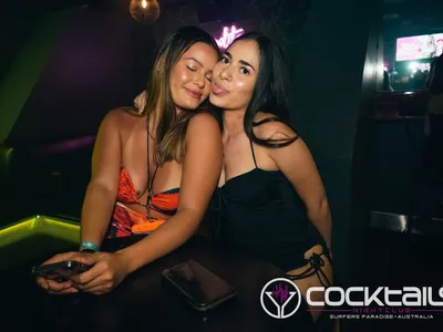 A professional photo of guests enjoying themselves at Cocktails Nightclub from our gallery.