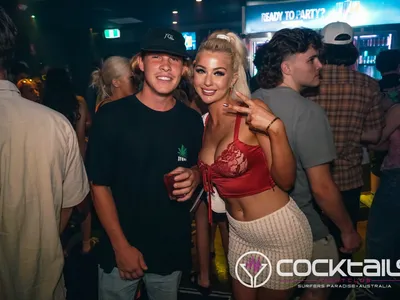 A professional photo of guests enjoying themselves at Cocktails Nightclub from our gallery.