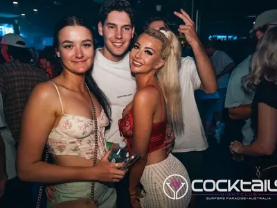 A professional photo of guests enjoying themselves at Cocktails Nightclub from our gallery.