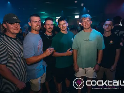 A professional photo of guests enjoying themselves at Cocktails Nightclub from our gallery.