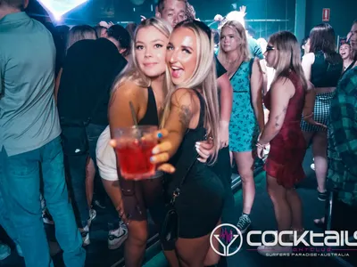 A professional photo of guests enjoying themselves at Cocktails Nightclub from our gallery.