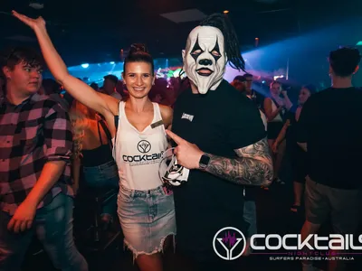 A professional photo of guests enjoying themselves at Cocktails Nightclub from our gallery.