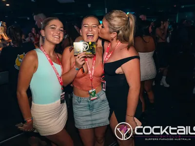 A professional photo of guests enjoying themselves at Cocktails Nightclub from our gallery.