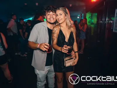 A professional photo of guests enjoying themselves at Cocktails Nightclub from our gallery.